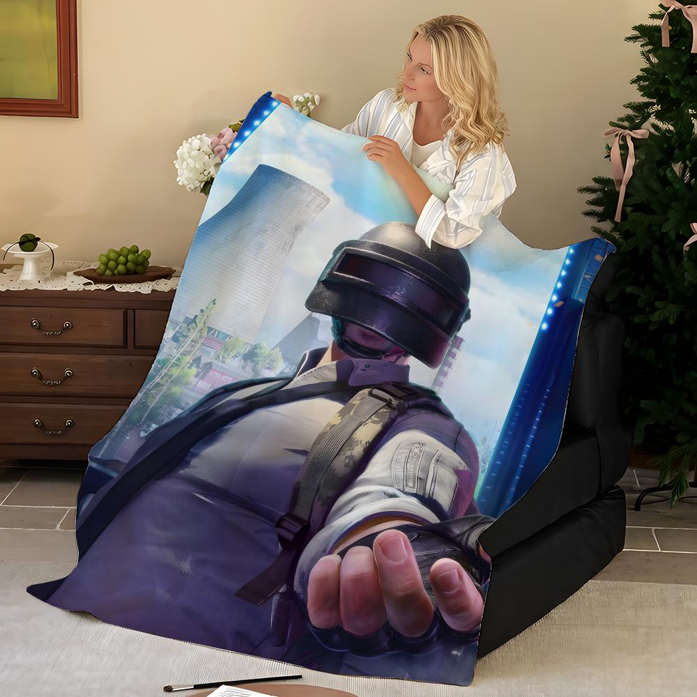 Game P-Pubg Throw Flannel Blanket, Soft Warm, Durable  Washable Cute Cool