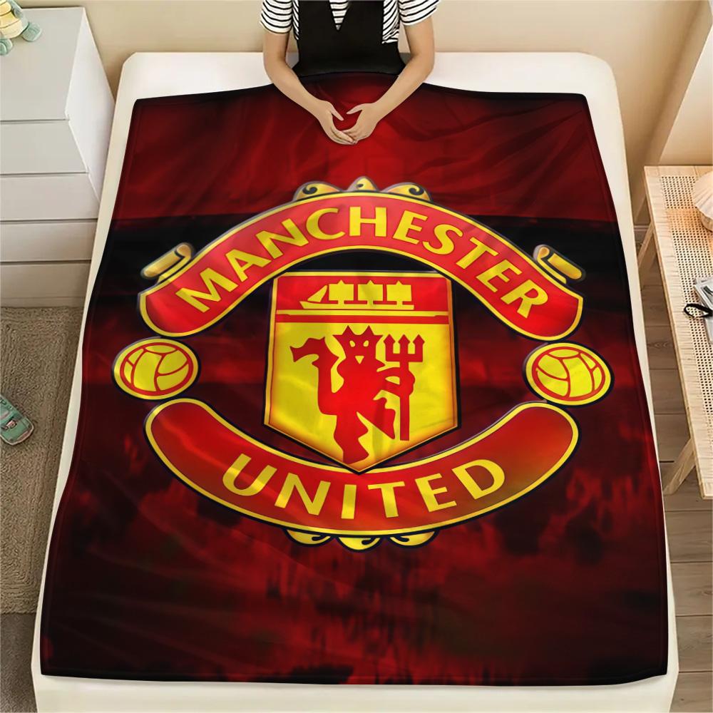 Man Utd Print FlAannel Blanket, High quality Comfortable for All Seasons, Home Decor, Warmth and Comfort