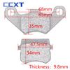 For 50CC 70CC 110CC 125CC 150CC 200CC 250CC Universal Parts ATV Scooter Go Kart Dirt Bike Motorcycle Front & Rear Brake Pads