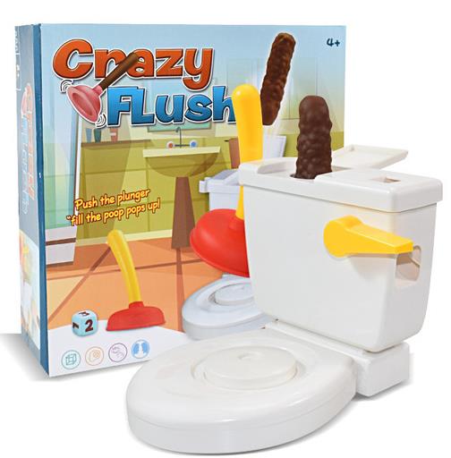 Funny Toilet Trick Toy Party Game Decompression Board Games Flushing The Toilet for Kids Friends Family Game Birthday Gifts
