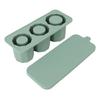 Ice Cube Tray For Tumbler Easy To Release Silicone Hollow Cylinder Ice Mold with Lid for Freezer