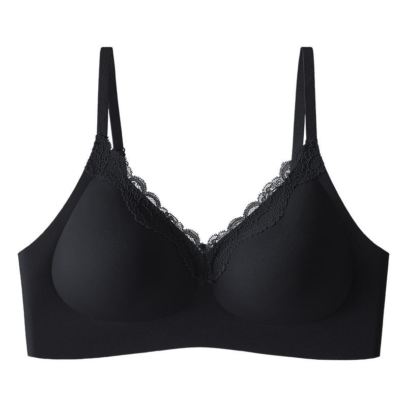[Comfortable Lei Ping for the Buckle Version] Traceless Underwear Women's Small Breasts Gather Soft Support Lift Bra Cover
