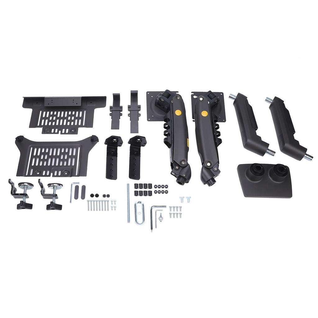 Display and Laptop Mount F160-FP Adjustable 2 in 1 Combo Mount for 17-30in Display 10-17in Laptop