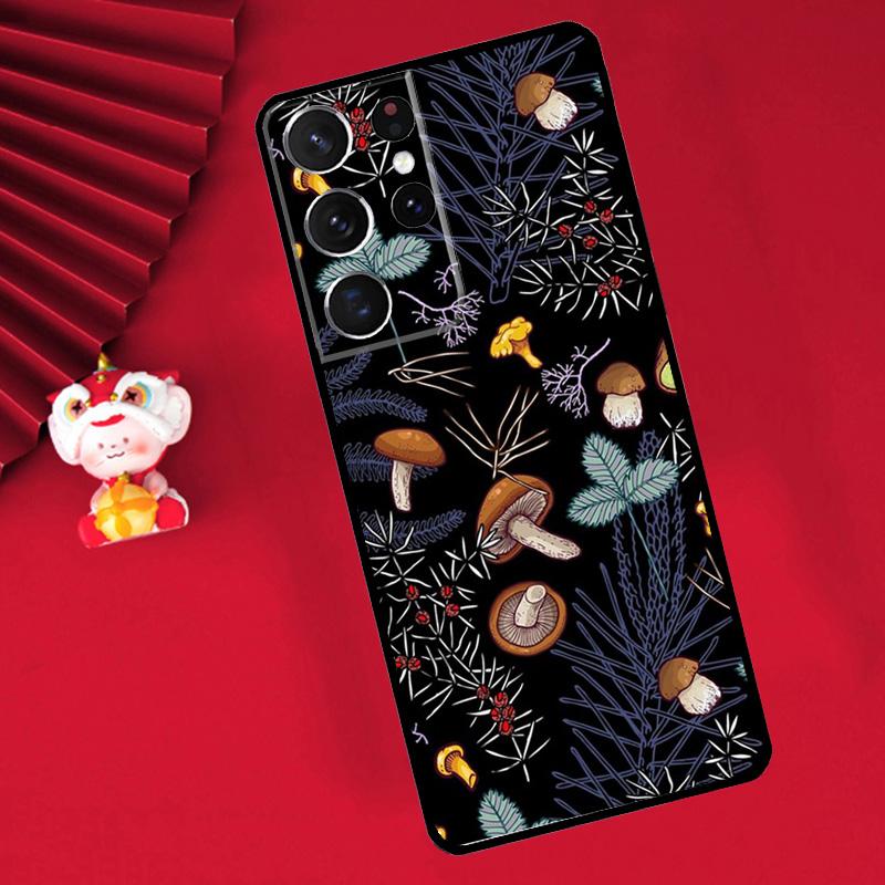 Mushroom Forest Case For Samsung Galaxy S25 S26 Ultra S22 S23 S24 Ultra S20 S21 Plus S10 S25 FE Cover Funda