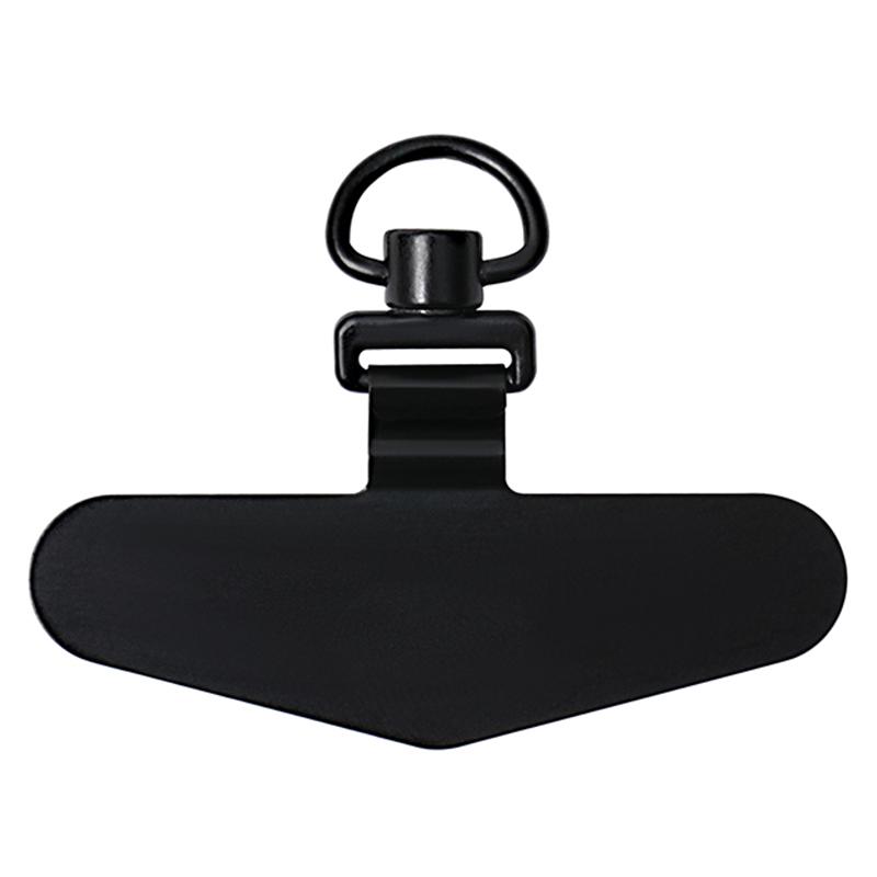 Metal Phone Tether Tab Phone Lanyard Strap Patch with 360 Degree Rotary Buckle