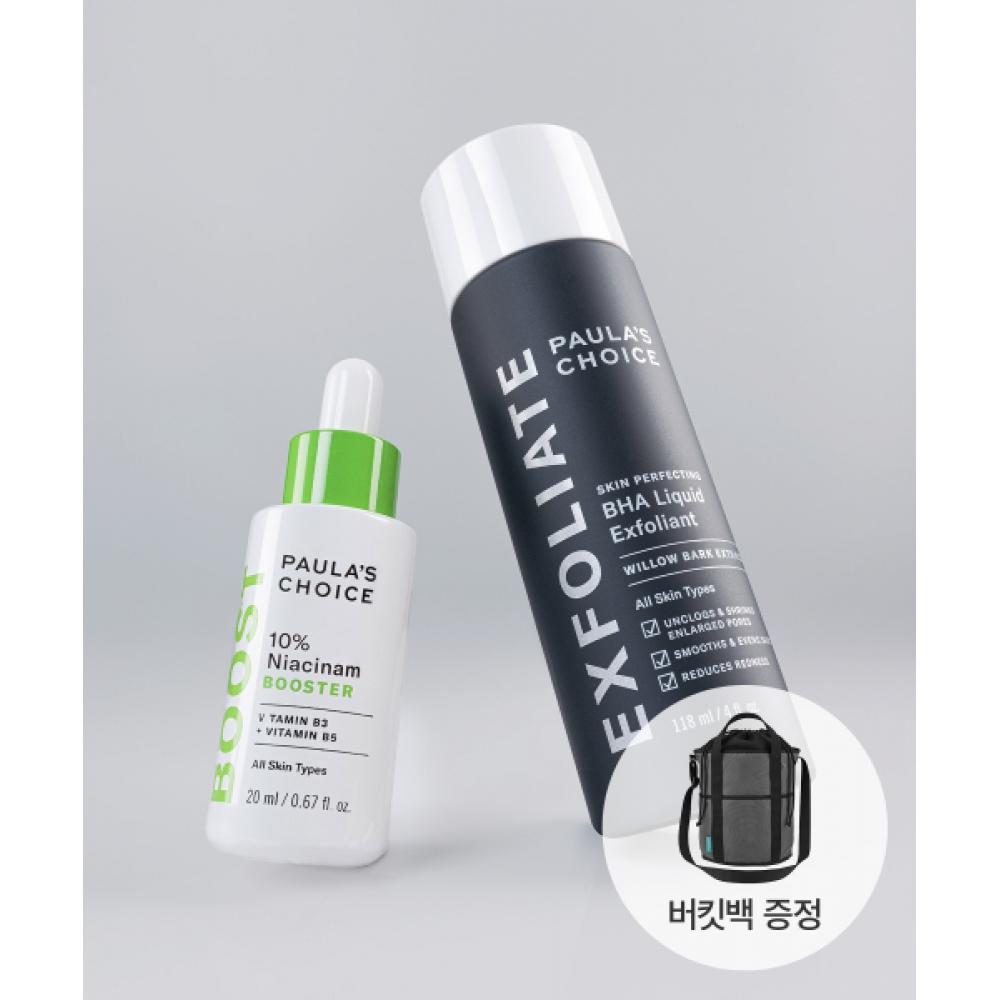 

Paulaschoice [free Bucket Bag] Baja Liquid Niacinamide 10 Best Duo NONE
