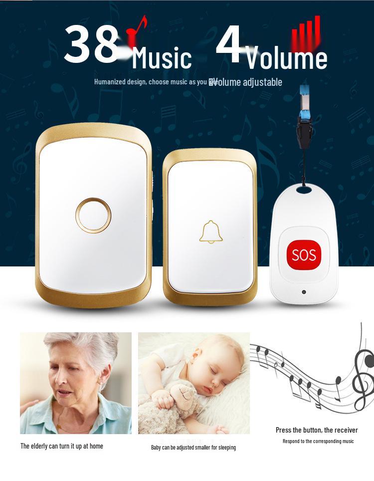 Elderly and Child Care Waterproof Wireless Emergency Call Button
