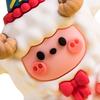 Cartoon Animal Figurine Decorative Cute Soft Plastic Animal Ornament for Birthday Party Desktop