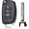 Schlüsselanhänger Fernbedienung Ersatz Passend für Hyundai Santa Fe 2013 2014 2015 2016 TQ8-RKE-3F04 Keyless Entry Fernbedienung 95430-4Z100 46 Chip