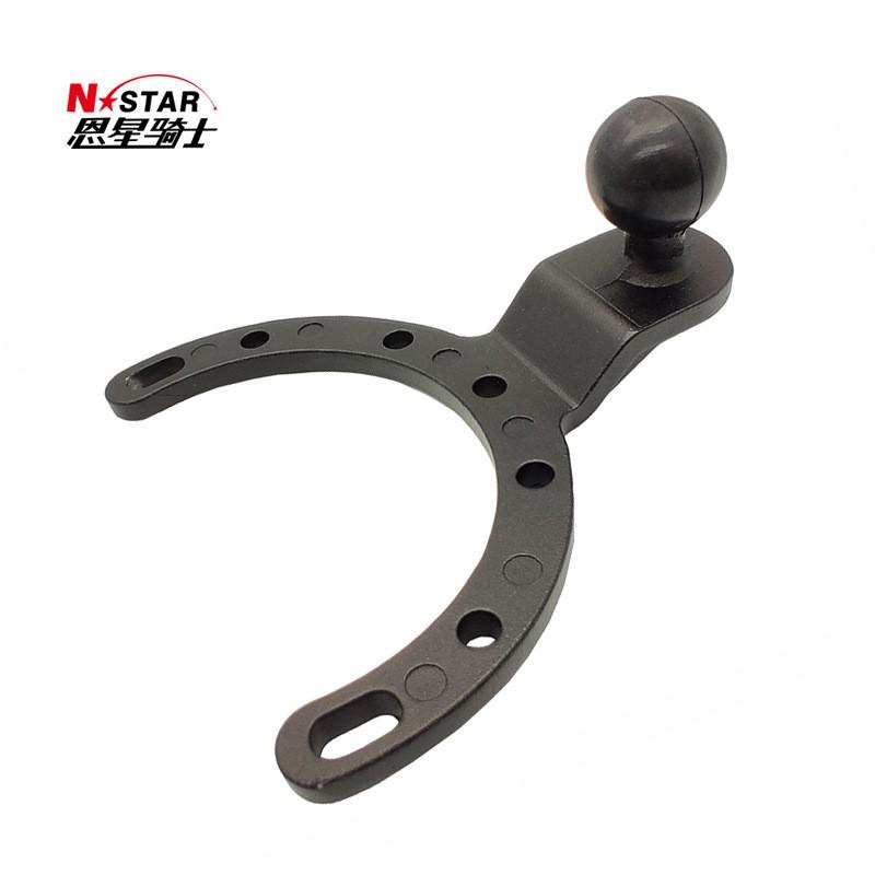 Motorcycle Fuel Tank Cap Mount Ball Head Bracket GoPro Action Camera Smartphone Holder