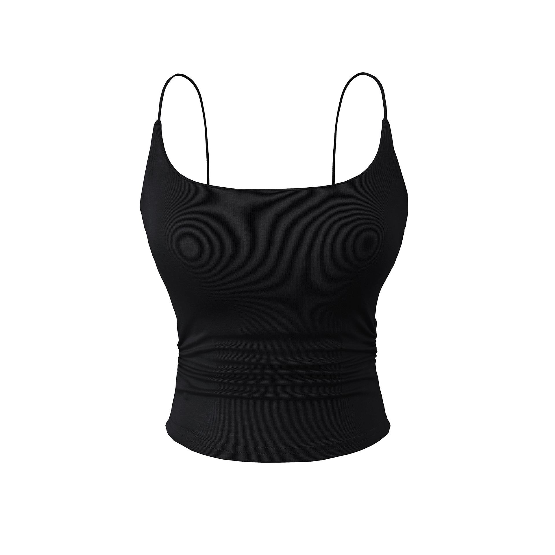 

Women s Summer Padded Camisole - Slimming, Versatile, Beautiful Back Design, Covers Underarm Fat, Perfect Base Layer. Medium чорний