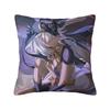 Yae Miko Genshin Impact Printing Pillowcases Cushion Cover  Pillow Covers Y2K Sofa Decor Zipper Multi Size