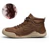 Hand-stitching Leather Men Boots Genuine Leather Casual Leather Shoes Men Ankle Boots