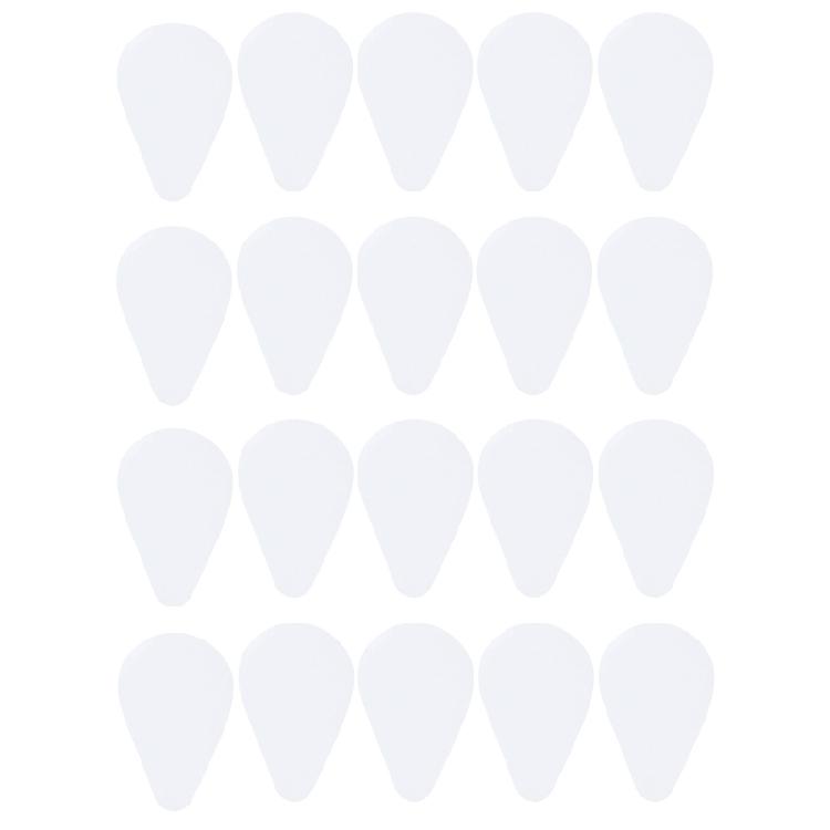 

20Pcs 0.3/0.5mm Flute Fingers Pad Flute Nonslip Pads Adhesive Silicone Thumb Cushion for Wind Instruments Enduring