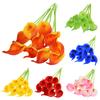 5/10Pcs Artificial Flowers Calla Lily Real Touch Tulip Flower Bouquets For Wedding Bride Home Vase Decoration Fake Plants Gifts