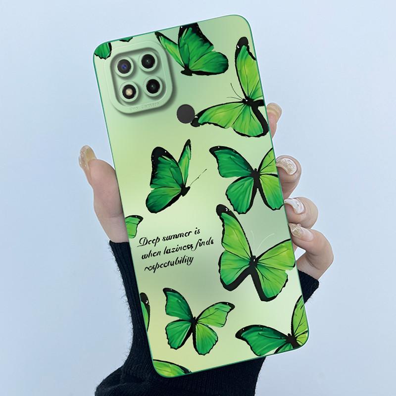 Fashion Simplicity Phone Case For Xiaomi Redmi 9C NFC Soft Liquid Silicone Fundas Redmi9C Redmi 9 C Camera Protection Cover Case