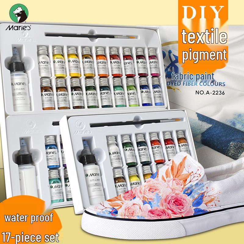 

Mali Textile Acrylic Paint Set - 12, 24, or 36 Colors for Children s Hand-Painting 24 Colors