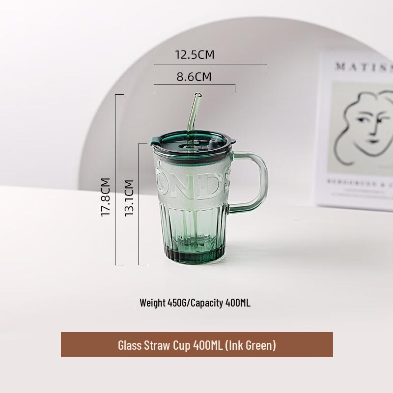 Shangqi Aesthetic Glass Straw Cup