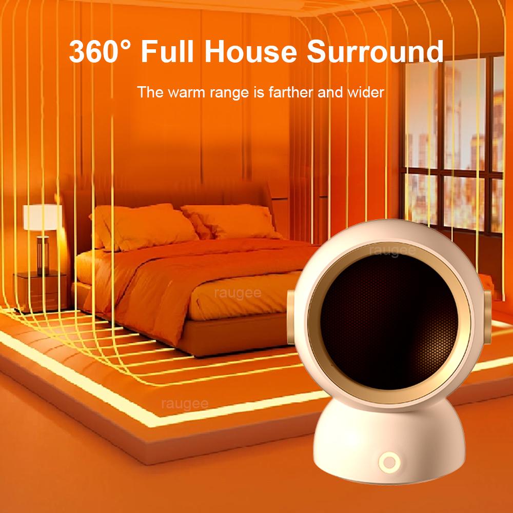 Xiaomi Portable Hot Air Blower Desktop Mutes Fast Heating Fans for Home Bedroom Office Electric Heater with Thermostat Space Heater