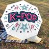 1PC K-pop Music Umbrella-8-Rib Reinforced, Automatic Open, Lightweight & Durable, Cute Fashion Accessory for Outdoor, Beach, or Casual Use, Beach Umbr
