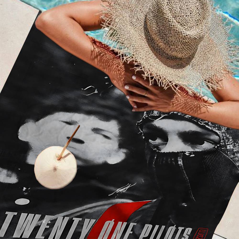 Band Twenty One Pilots Big Microfiber Beach Towels Quick Dry Towel Sand Beach Towels Pool Towel For Travel Swim Pool Yoga