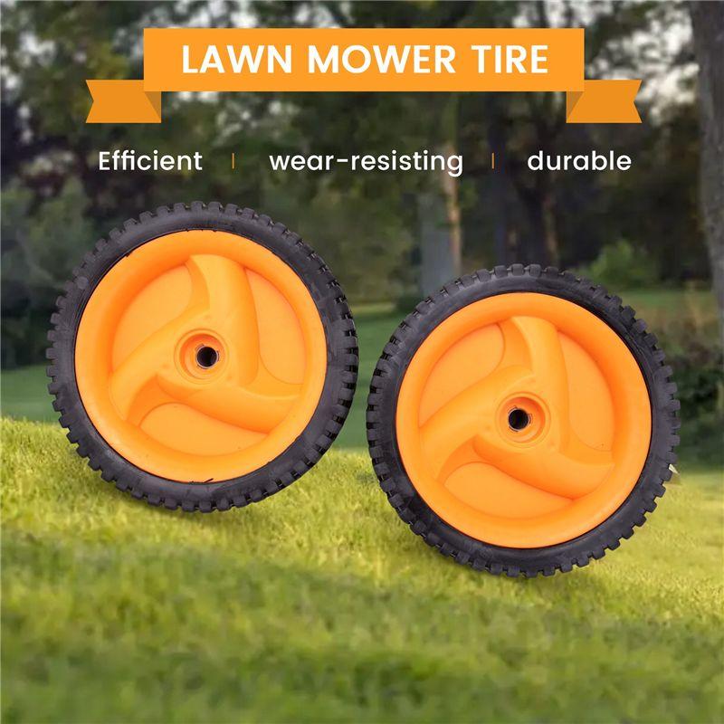 BHBL 2 Pack 196 MM Lawn Mower Wheel for Husqvarnaa 5324025-67, 5324029-36, 532402567, 532402936