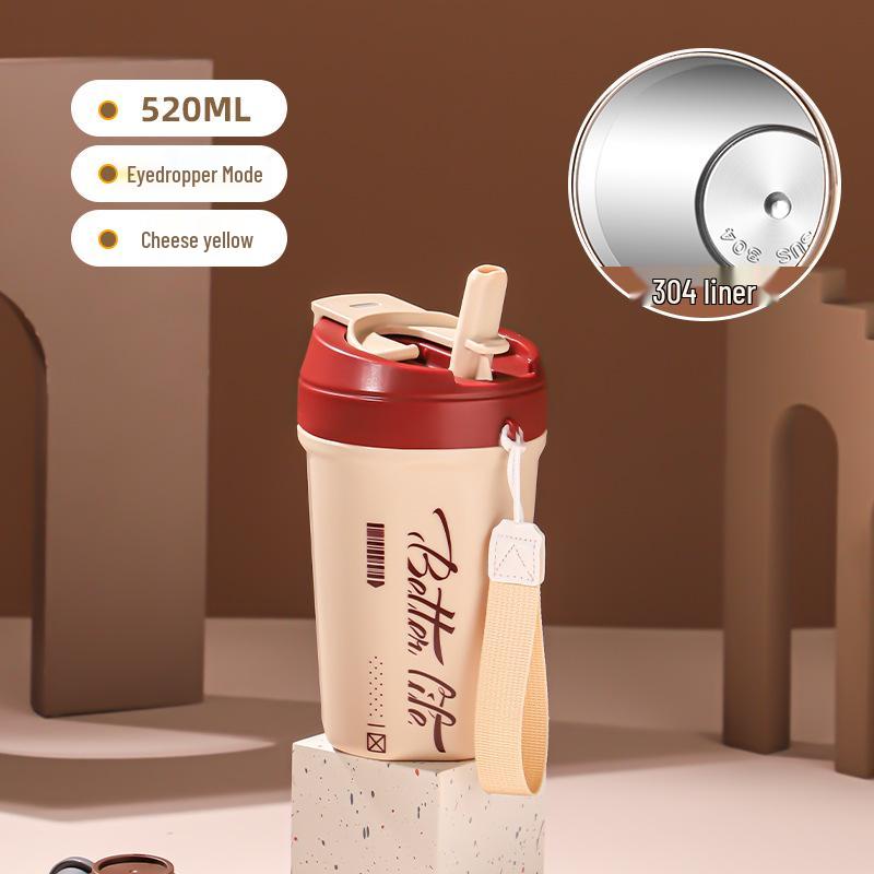 304 Double-Layer Stainless Steel Travel Thermos Mug