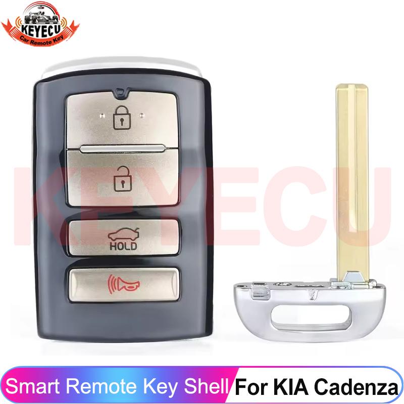KEYECU Car Key Shell Case Fob Housing For KIA Cadenza K9 K7 K4 K04 Sorento K900 New K7 2013 2014 2015 2016 No Battery Holder