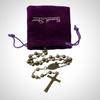 Nazareth Store Metal Bead Combat Rosary Necklace