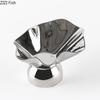 Creative Pleated Fruits Bowl Silver Storage Tray Snacks and Nuts Bowl Hotel Restaurant Fruit Plates Home Kitchen Dessert Cutlery