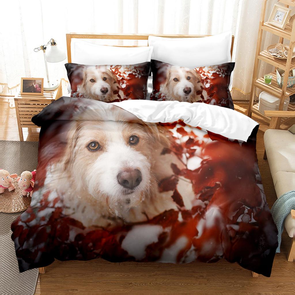 English Bulldog Duvet Cover Sad And Tired Bulldog European Pure Breed Animal Room Home Decorative 3 Piece Bedding For Kid Women