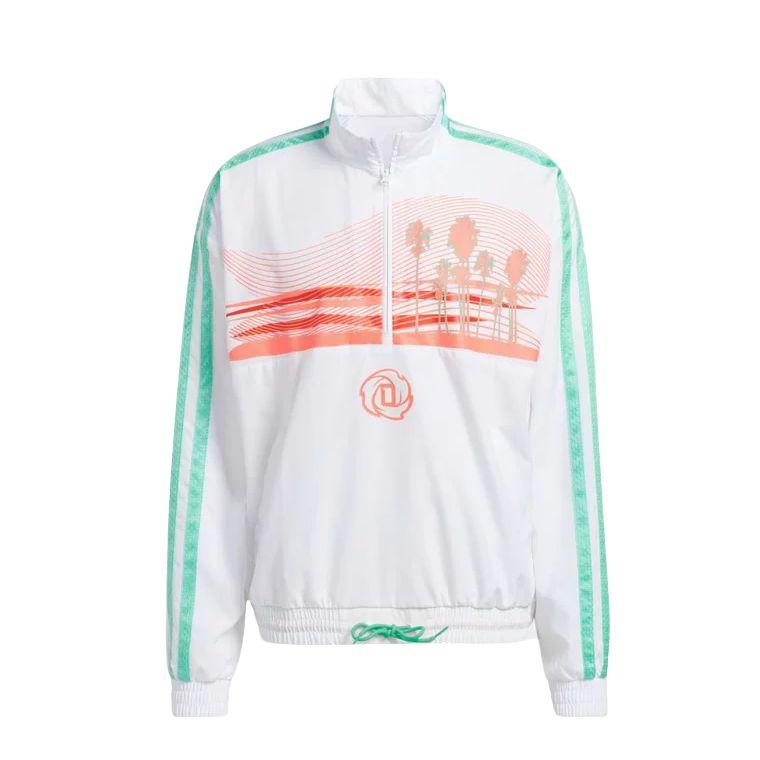 Adidas Sweatshirts Men s White Stand Collar Moderate GP9775 A54