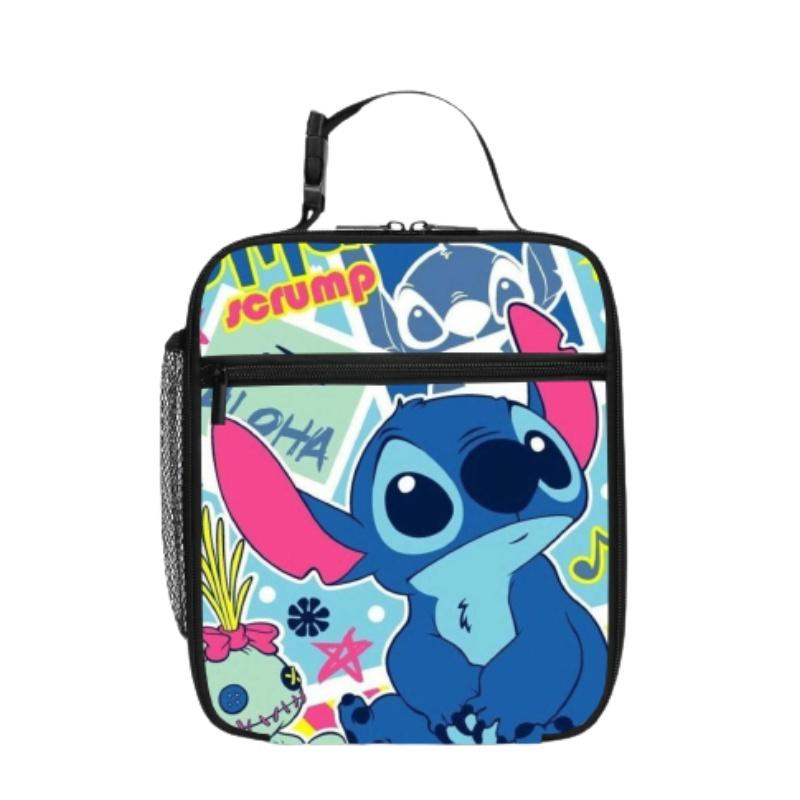 Runningtiger Stitch School Lunch Bag For Boys And Girls Breathable And Cute Design