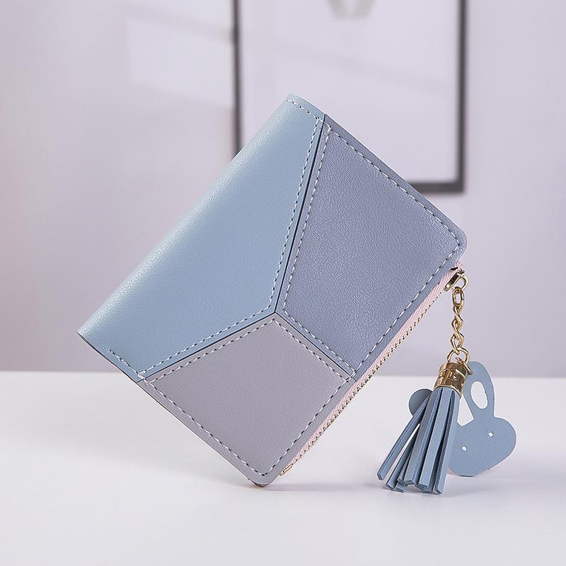 Women's Wallet PU Leather Women's Wallet Made of Leather Women Purses Card Holder Foldable Portable Lady Coin Purses