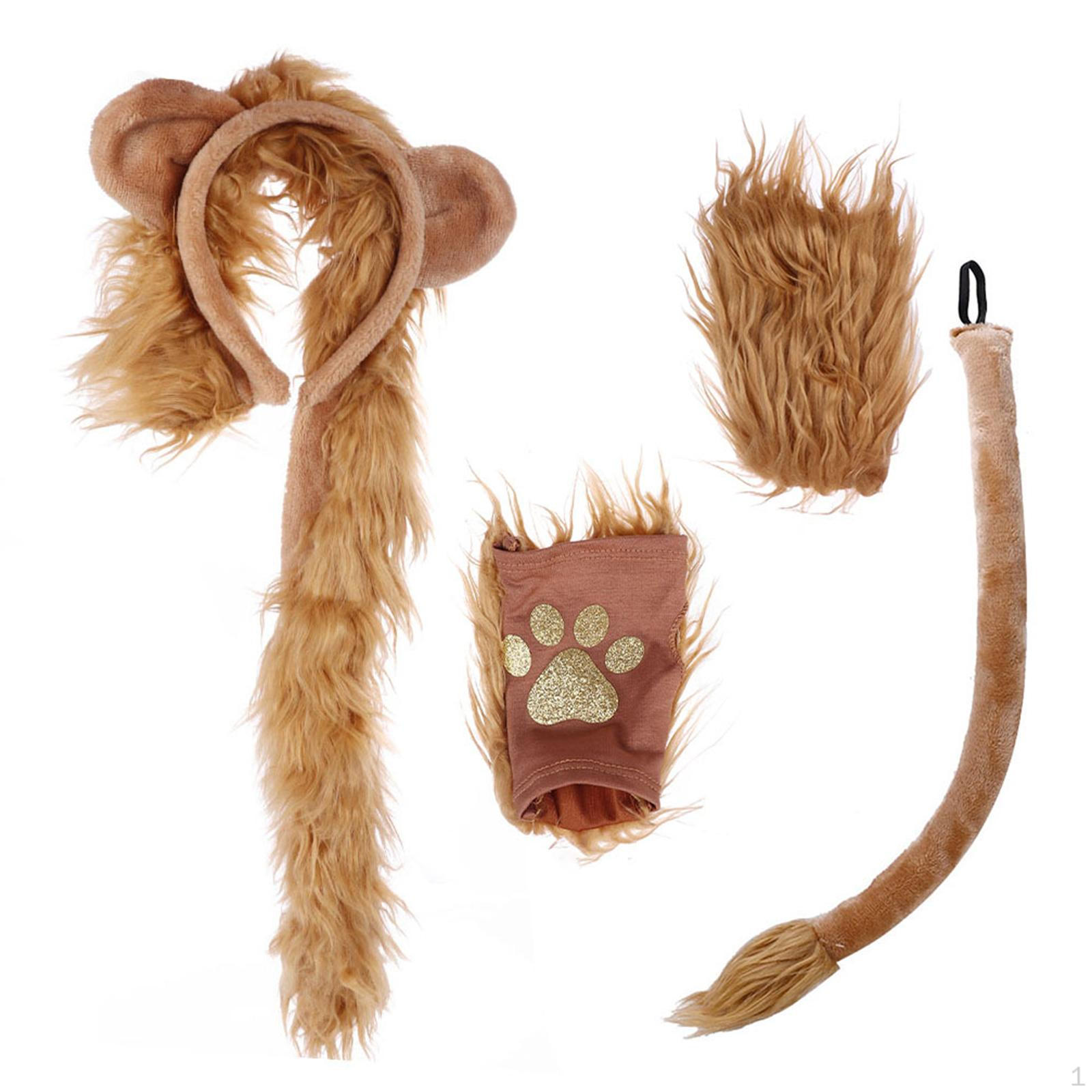 Animal Lion Costume Headwear Accessories for Carnival Themed