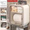 Porta fazzoletti trasparente, cassetto di carta perforato da parete, porta carta igienica, porta fazzoletti, accessori per il bagno