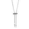 Elegant Stainless Steel Necklace with Bolo Design Scratch Resistant Neckchain for Casual and Formal Occasions