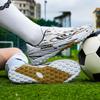 31-44  Kids Football Shoes Shock Absorption Anti-skid and Wear-resistant Long Spike Outdoor Sports Training Football Shoes
