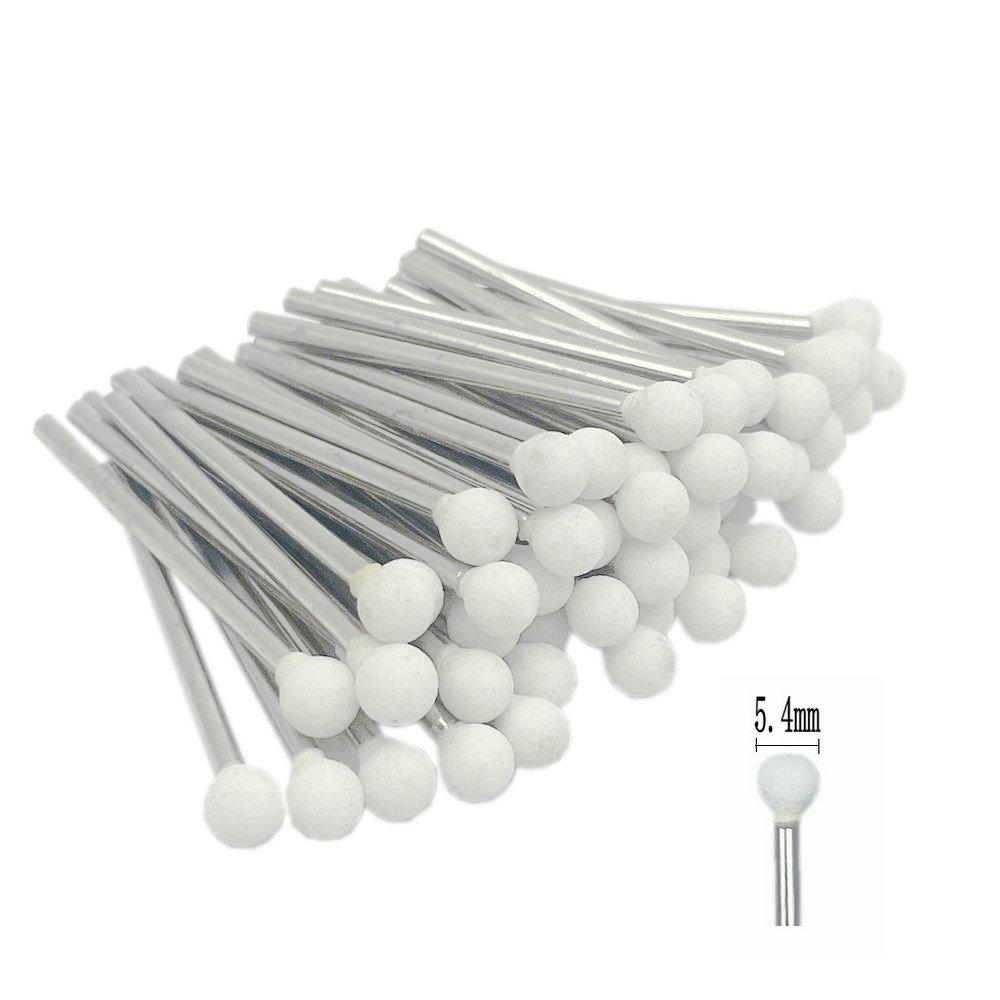 50pcs/set  Dental Stone Grinder Polisher Burs For Contouring Shaping Porcelain Dental Rotary Stone Polisher 2.35mm Shank