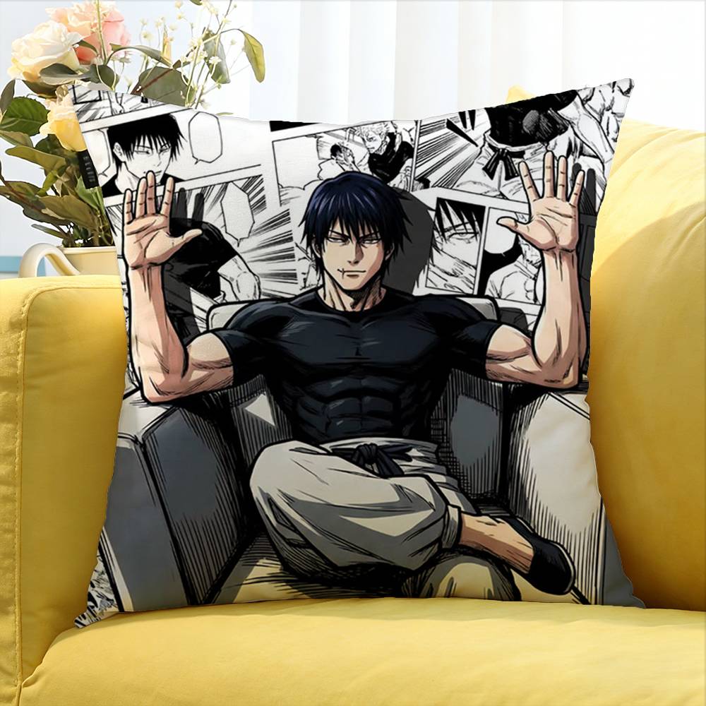 Toji Fushiguro Jujutsu Kaisen Mondo Varie Misure Federa Quadrata Per Auto Casa Camera da Letto Decorazione