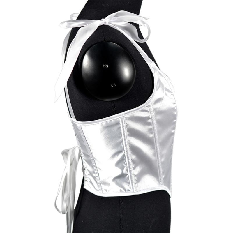 Elegant Solid Color Corset for Women Ladies Dress Corset Fashion Female Stretch Rope Waist Trainer for Prom Party