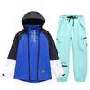 Unisex Winter Ski Suit: Windproof, Water-Repellent Jacket and Pants for Outdoor Snowboarding and Skiing.