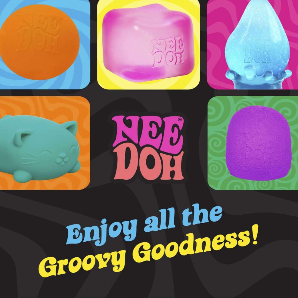 NeeDoh Sploot Splat - Squishy Fidget Toy For Kids, Nee Doh Stress Balls, Sensory Fidgets, Squidgy Toys For Anxiety Relief, Safe & Non-Toxic, Age 3 Ye