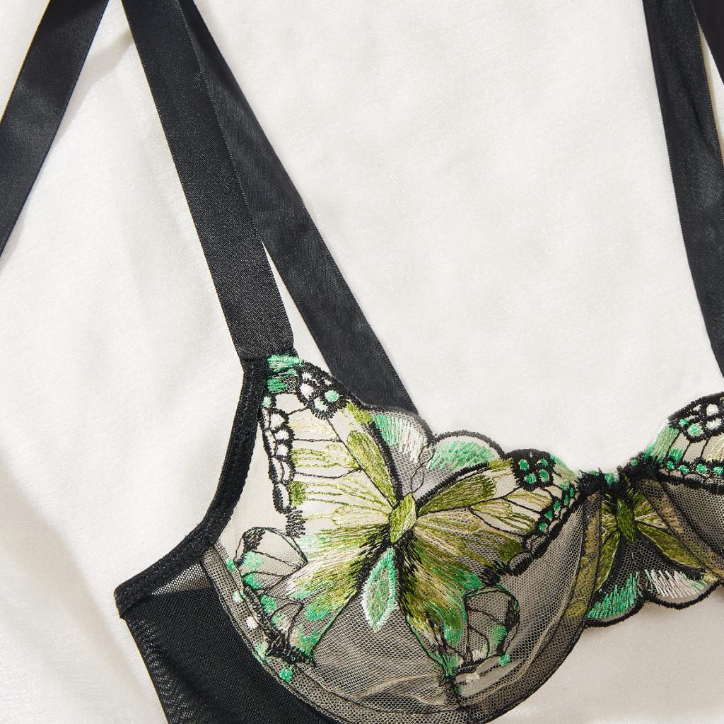 Sexy Lingerie Summer Hot Sexy Embroidered Underwear Set