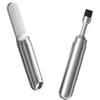 Mini Cleaning Brush & Nail File Zinc Alloy Nail Grooming  Mobile Phone Earbuds