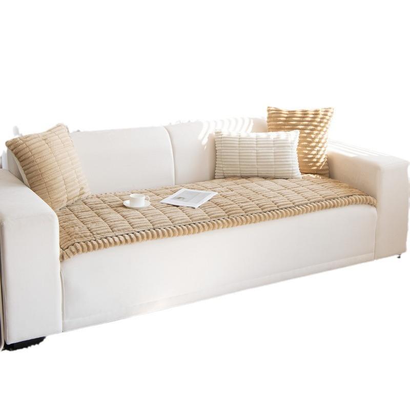 [Měkký voskový manšestr] Polštář na pohovku Podzim a zima Moderní jednoduchý protiskluzový kožený potah na pohovku Zesílený all-inclusive potah na pohovku