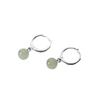 Elegant Anti-Hetian Jade Earrings: Simple, Versatile, and Artistic, Perfect for Women Seeking a Gentle and Fresh Touch.