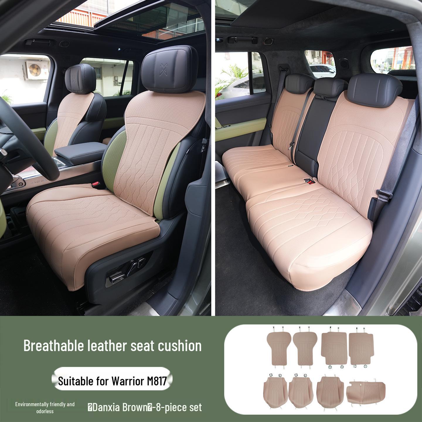 Warrior M817 All-Season Breathable Car Seat Cushion Cover for Interior Modification