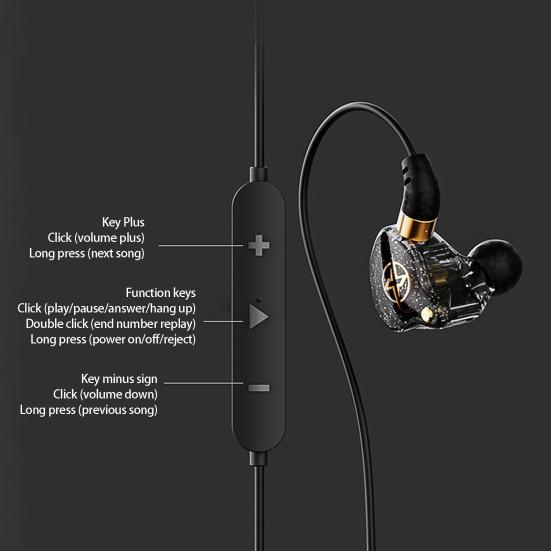 Vezeték nélküli fejhallgató Bluetooth-kompatibilis 5 intelligens zajcsökkentés hangdekódolás erős basszus sztereó térhatású 11 mm