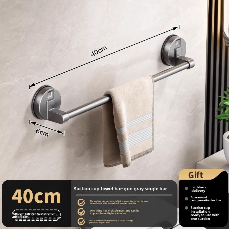 Bathroom Suction Cups Bathroom Towels Non-punching Wall-mounted Shelves